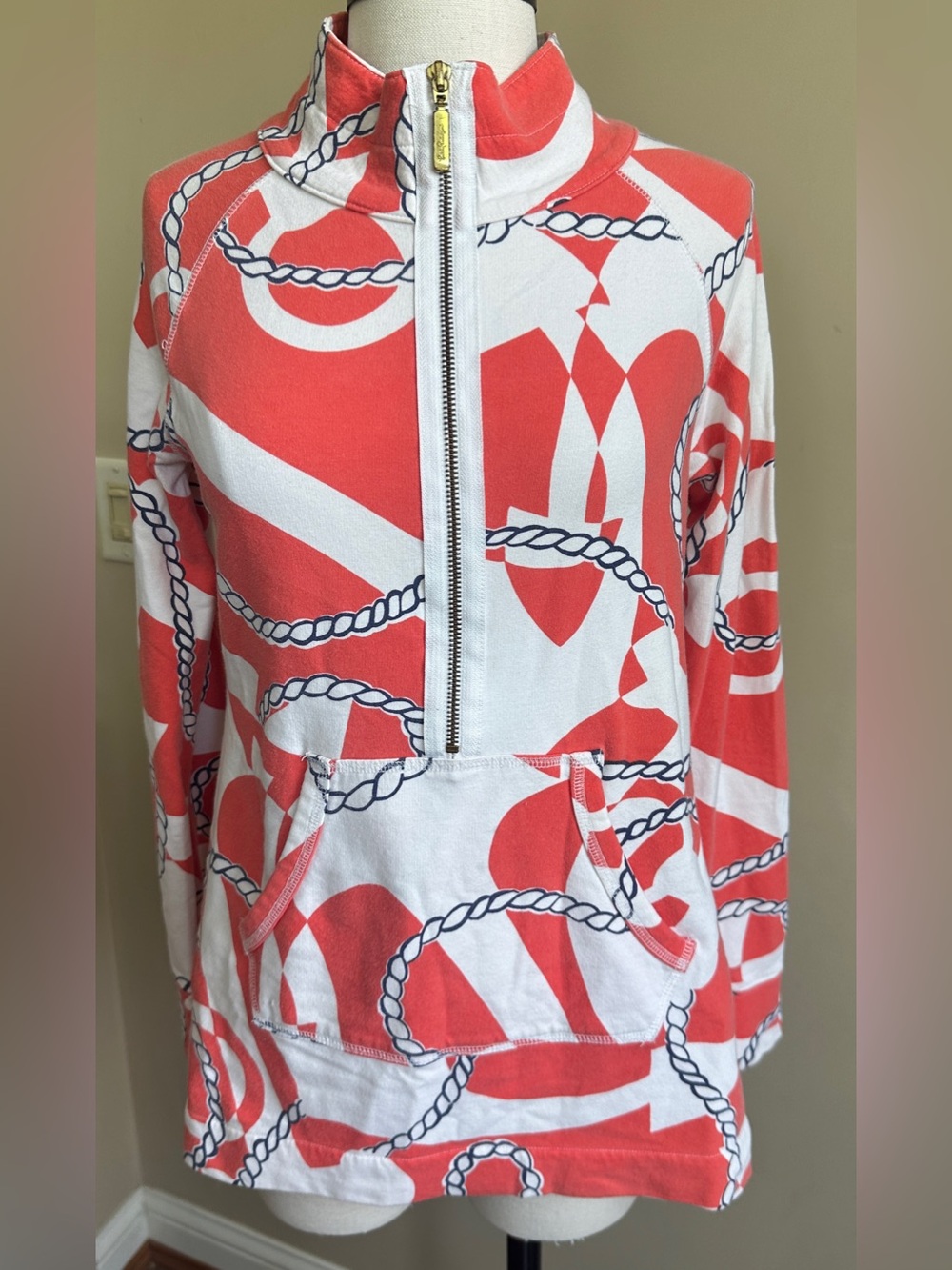 Lilly Pulitzer Skipper Popover in Booze Cruise, Size Small